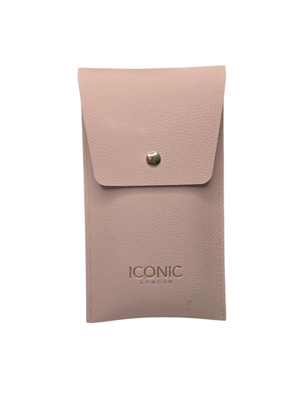 ICONIC London Blush Pink Brush Set with Rose-Gold Ferrules New